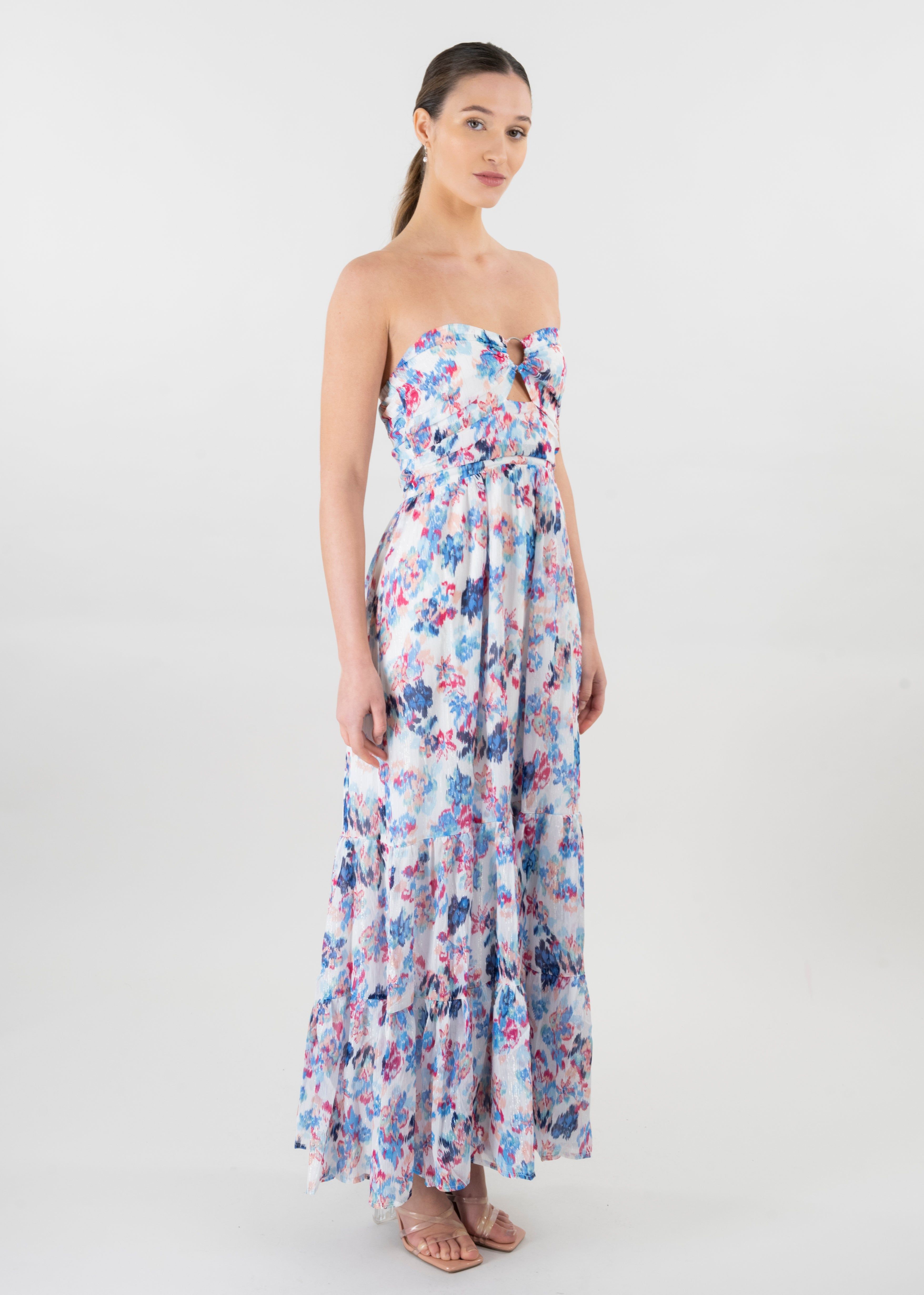 Vestido maxi flores sold by Shasa product image thumbnail 3