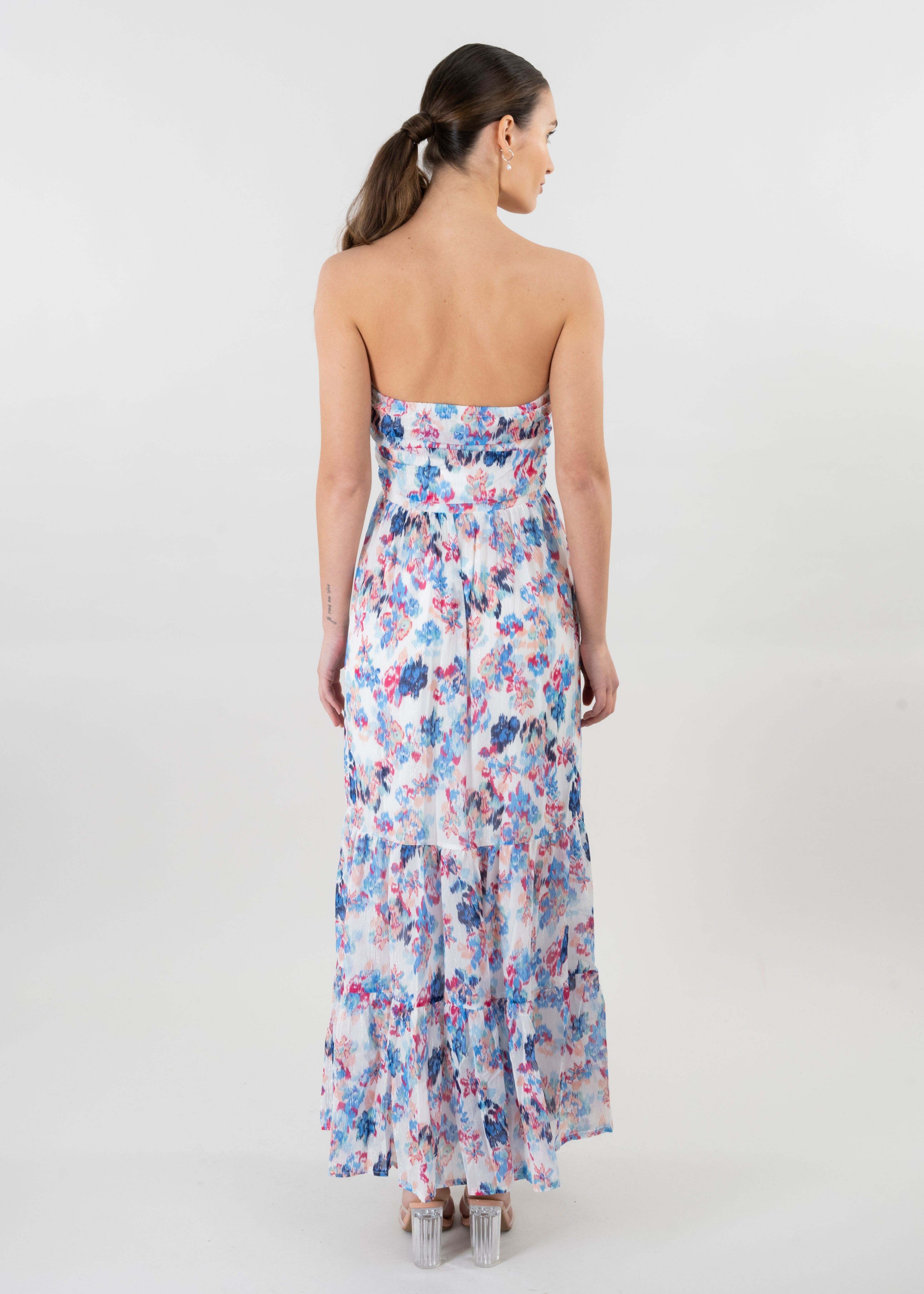 Vestido maxi flores sold by Shasa product image thumbnail 4
