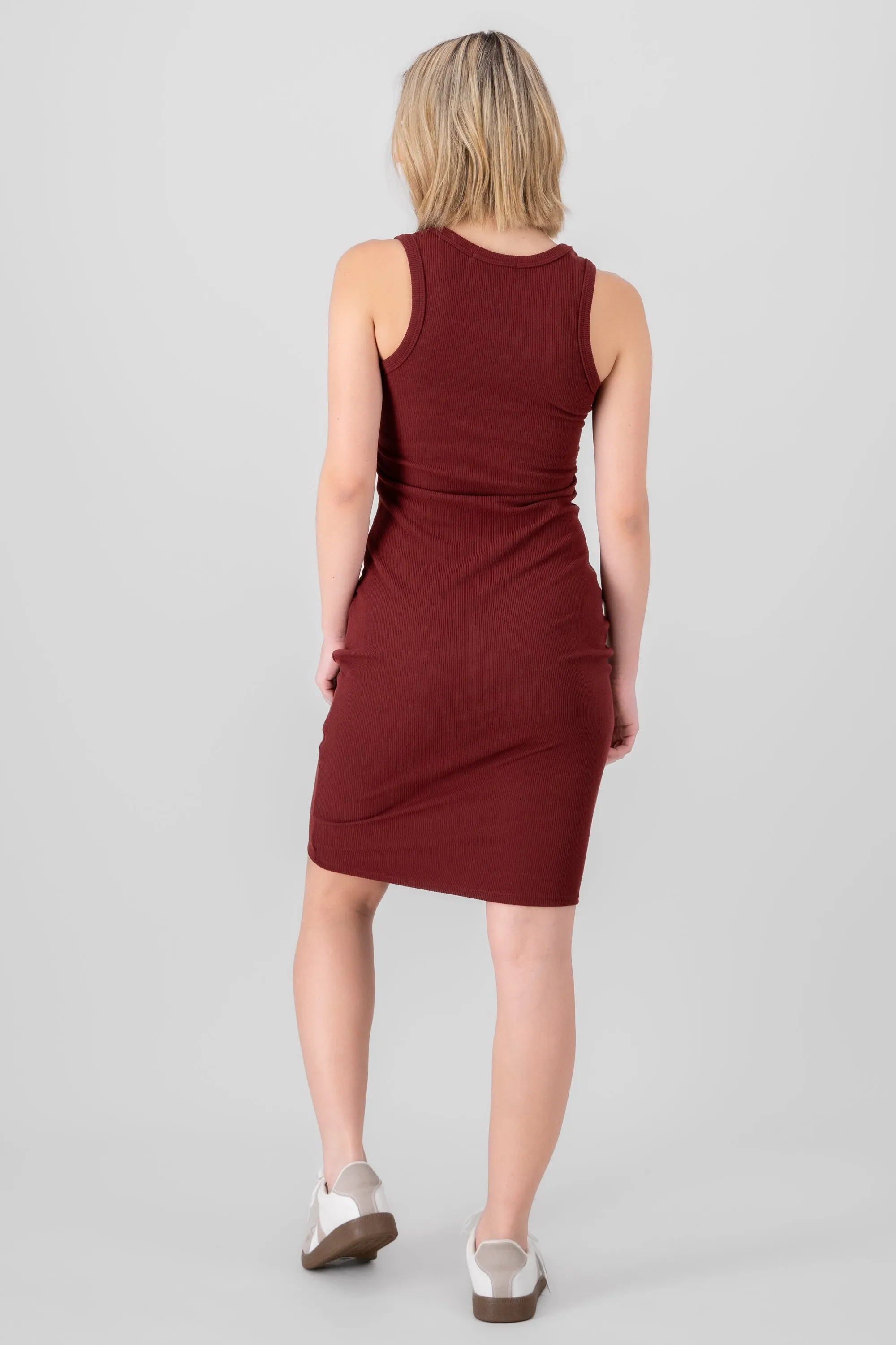 Vestido midi sin mangas rib sold by Shasa product image thumbnail 4
