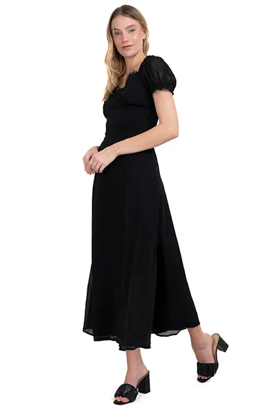 Vestido maxi escote v olanes sold by Shasa