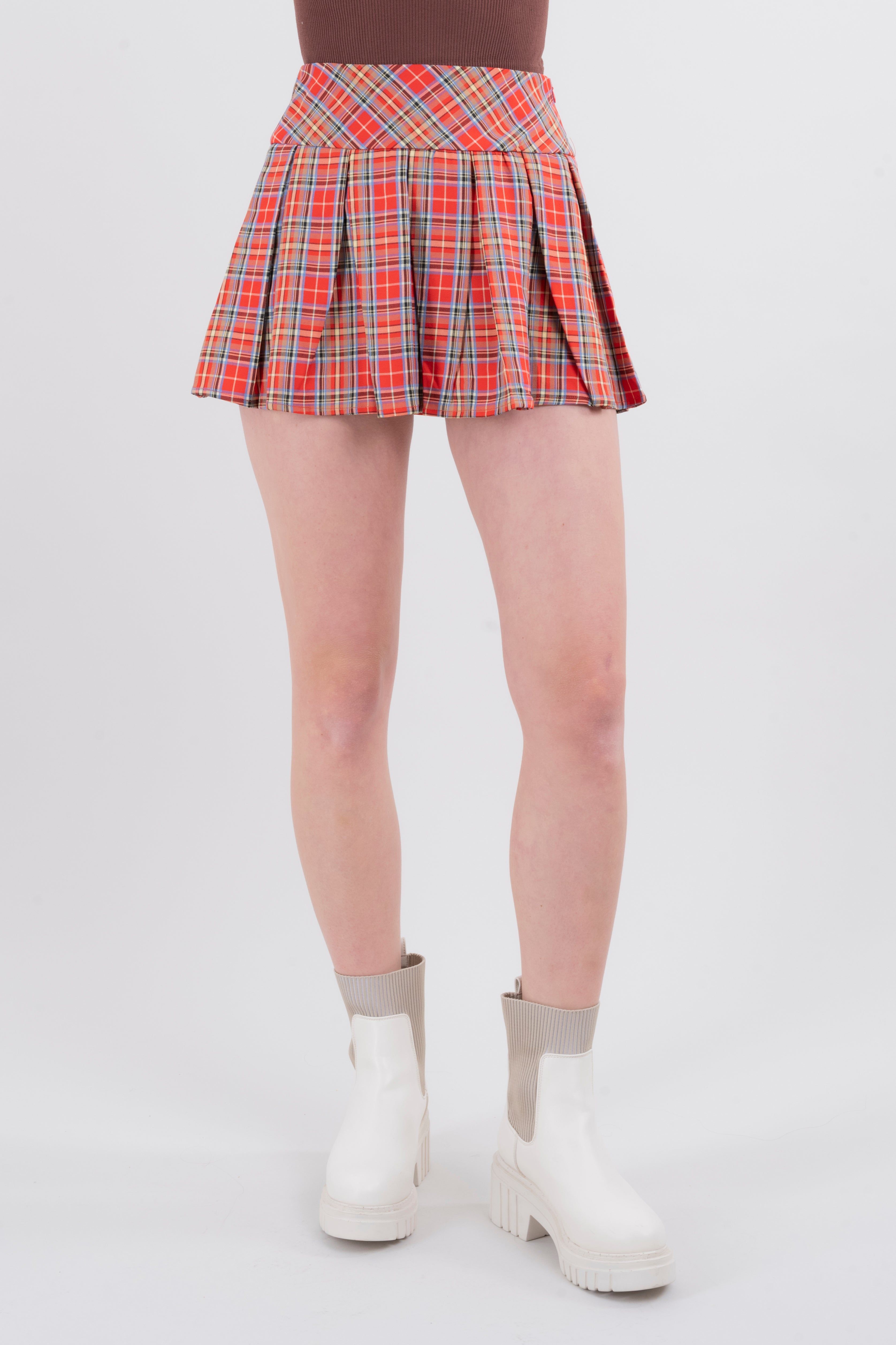 Falda mini tableada cuadros sold by Shasa product image thumbnail 2