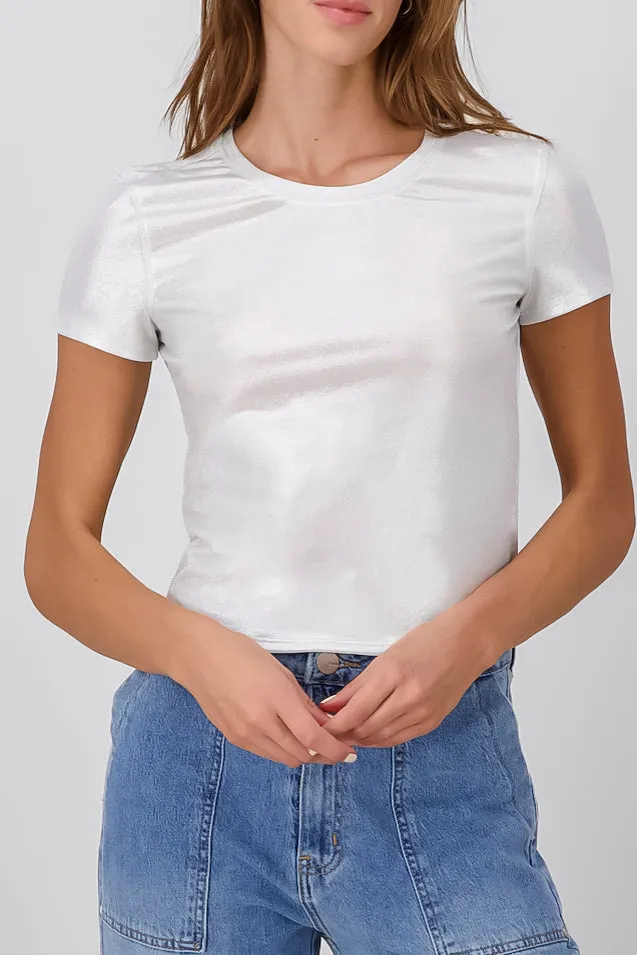 Tshirt manga corta detalle brillos sold by Shasa product image thumbnail 5