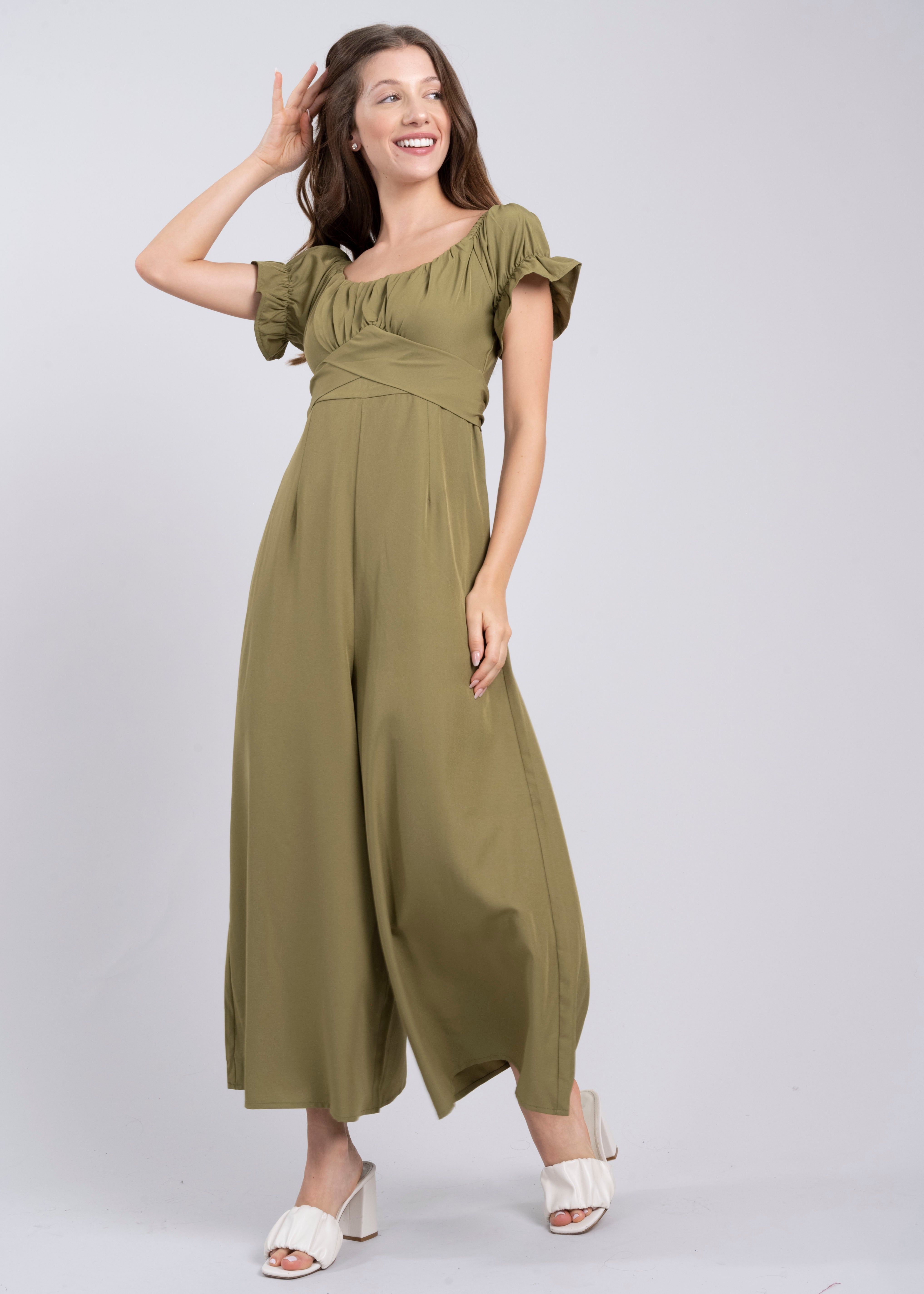 Jumpsuit Midi Fruncido Amplio sold by Shasa