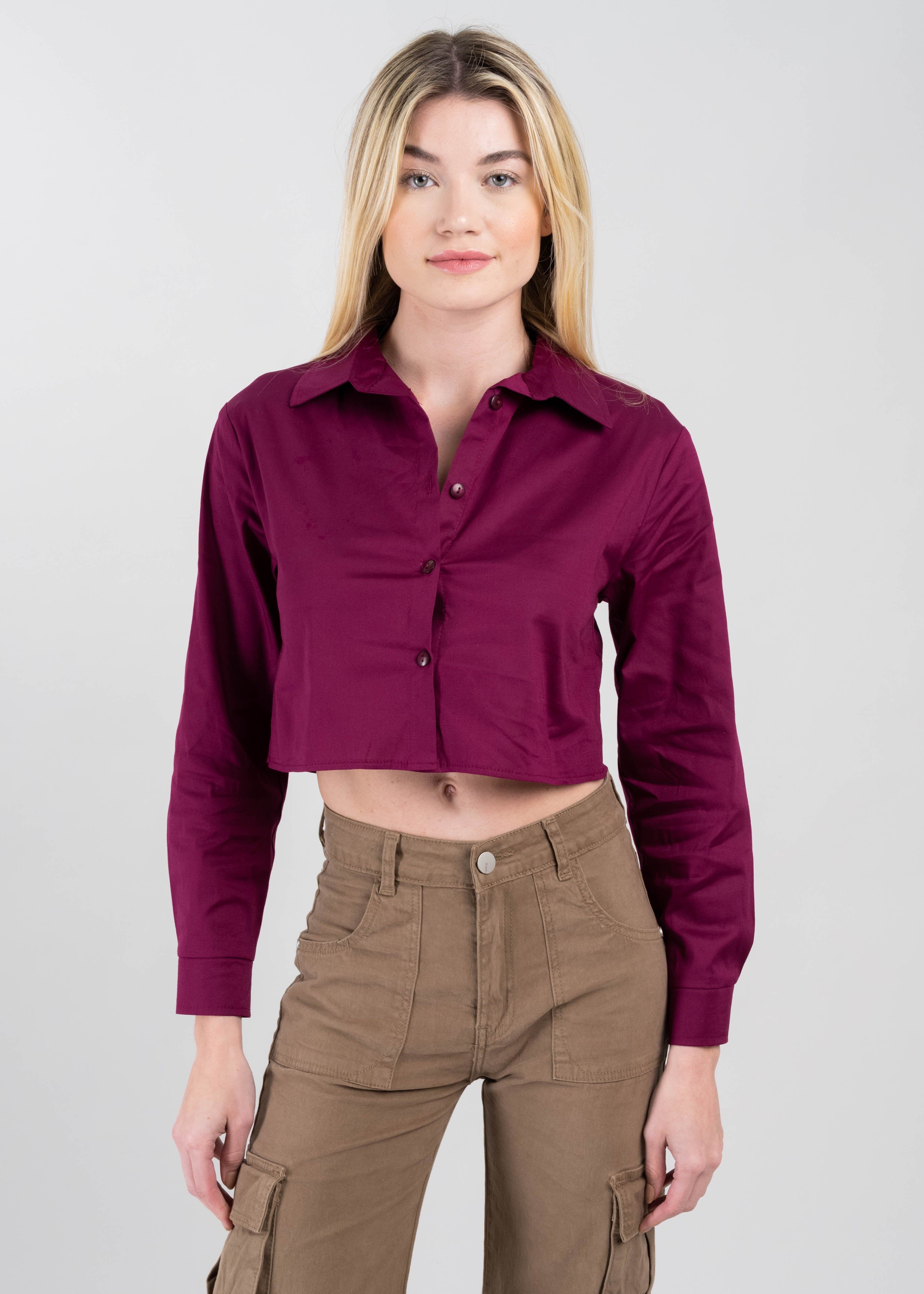 Camisa Crop Manga Larga sold by Shasa product image thumbnail 2