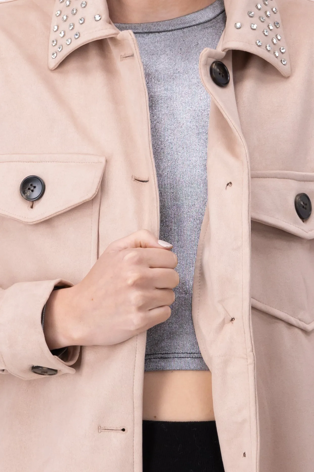 Shacket larga detalle brillos bolsas sold by Shasa product image thumbnail 5