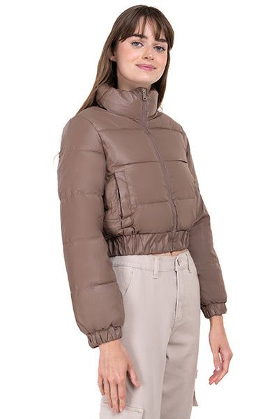 Chamarra puffer efecto piel sold by Shasa product image thumbnail 3