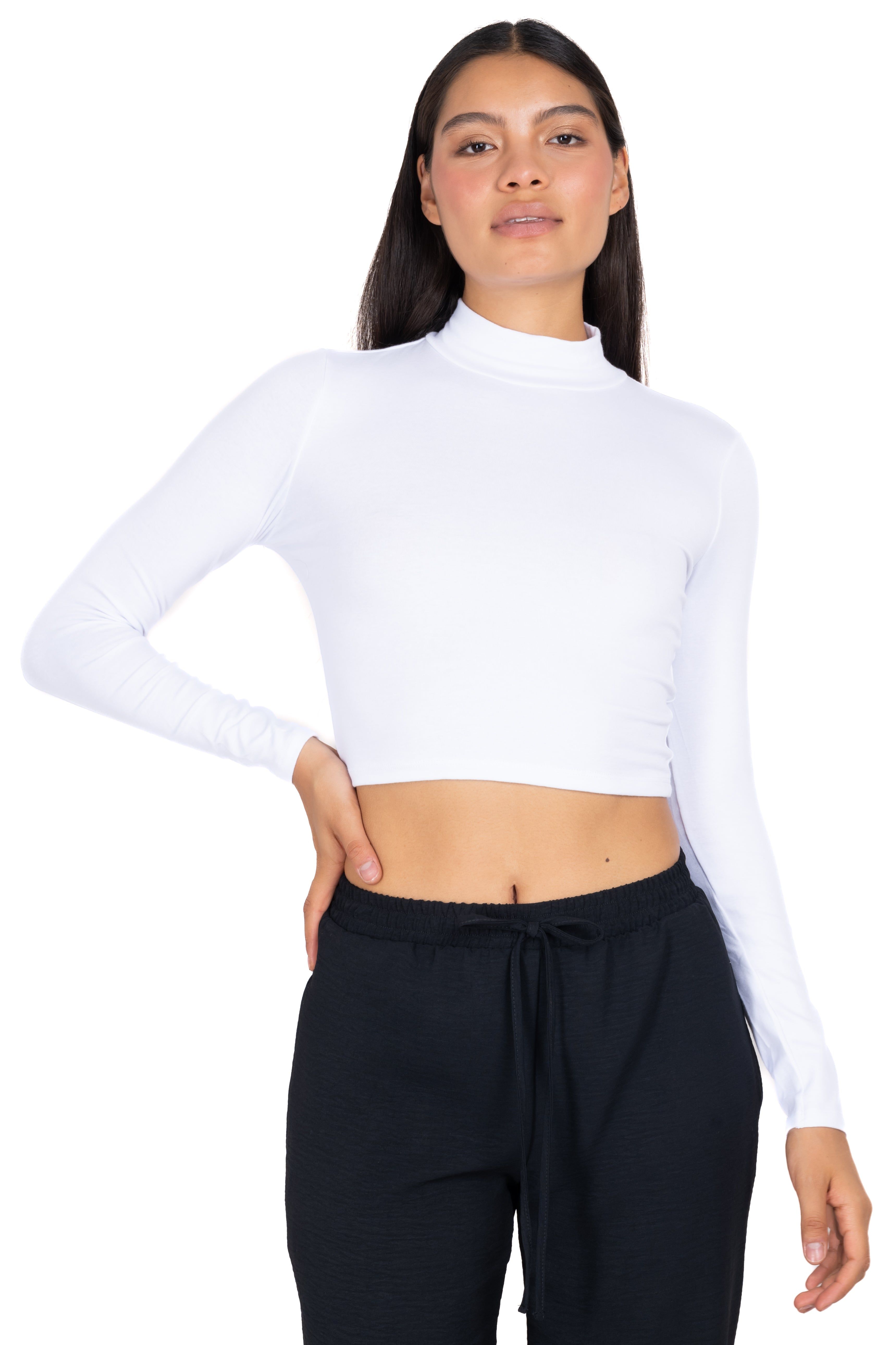 Top crop liso manga larga sold by Shasa product image thumbnail 2