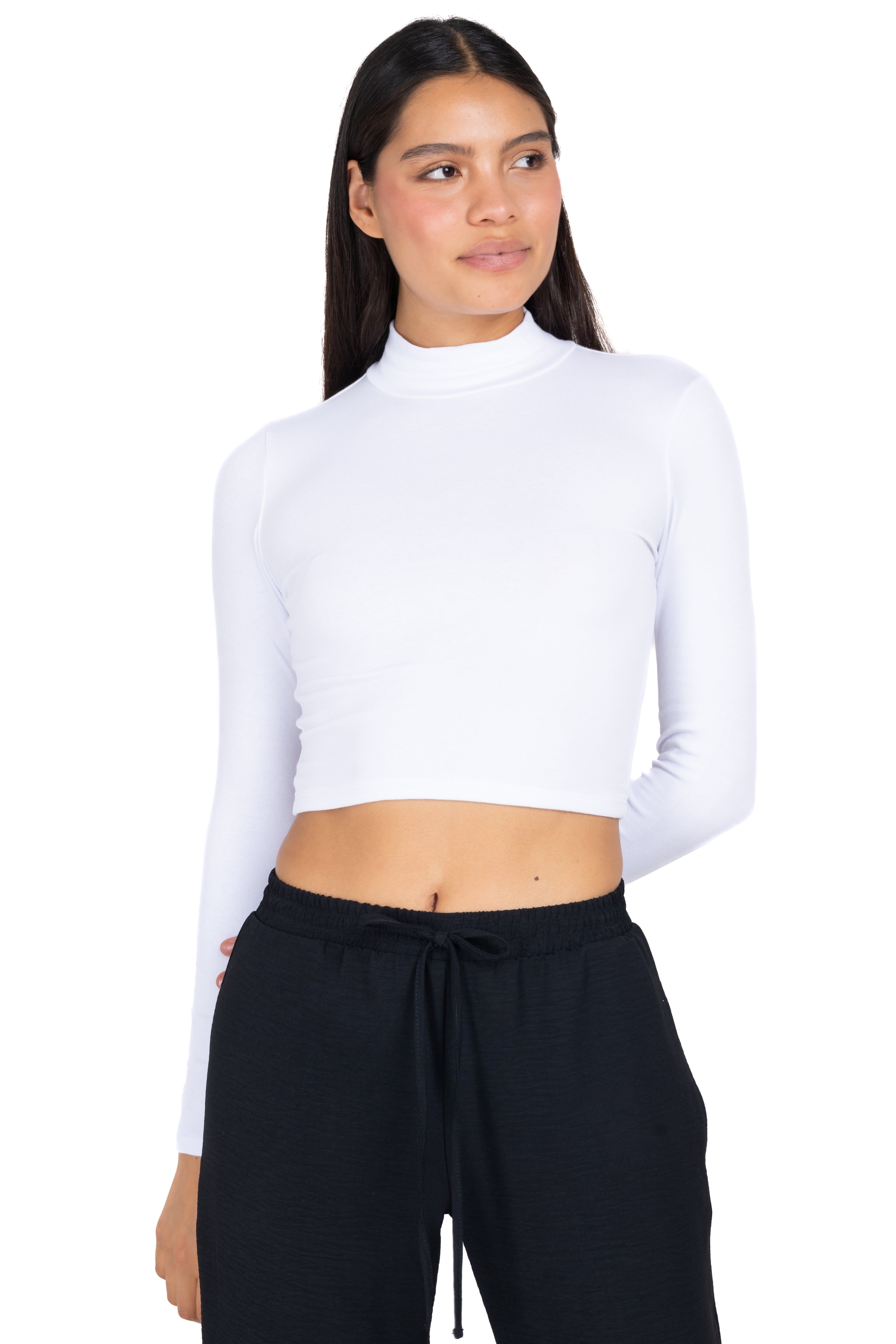 Top crop liso manga larga sold by Shasa