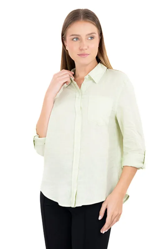 Camisa lisa manga larga elevadores sold by Shasa
