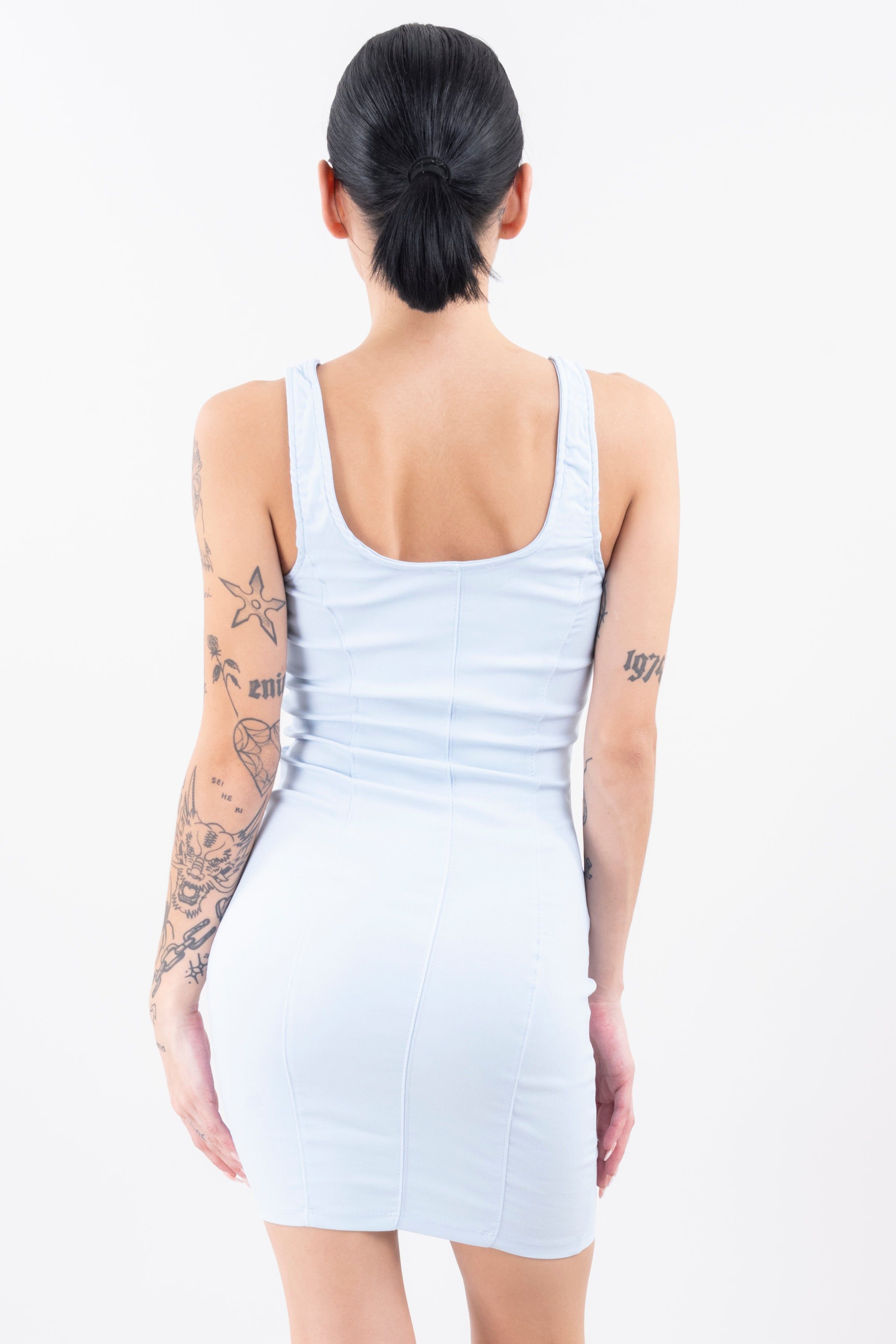 Vestido mini bodycon costuras sold by Shasa product image thumbnail 4