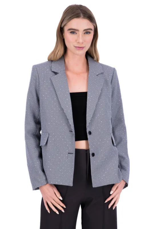 Saco mini cuadros con brillos sold by Shasa