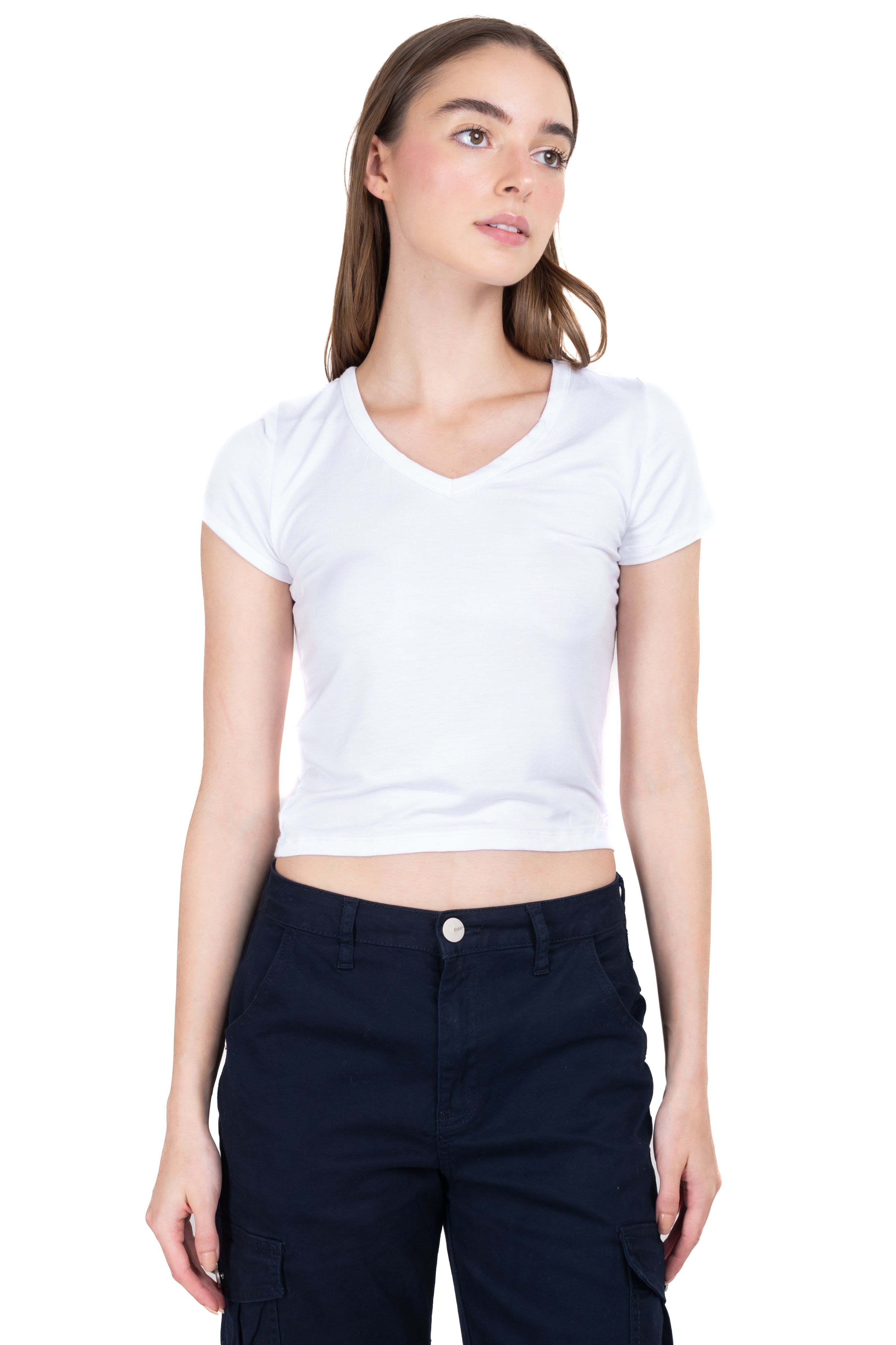 Top cuello v manga corta sold by Shasa product image thumbnail 2