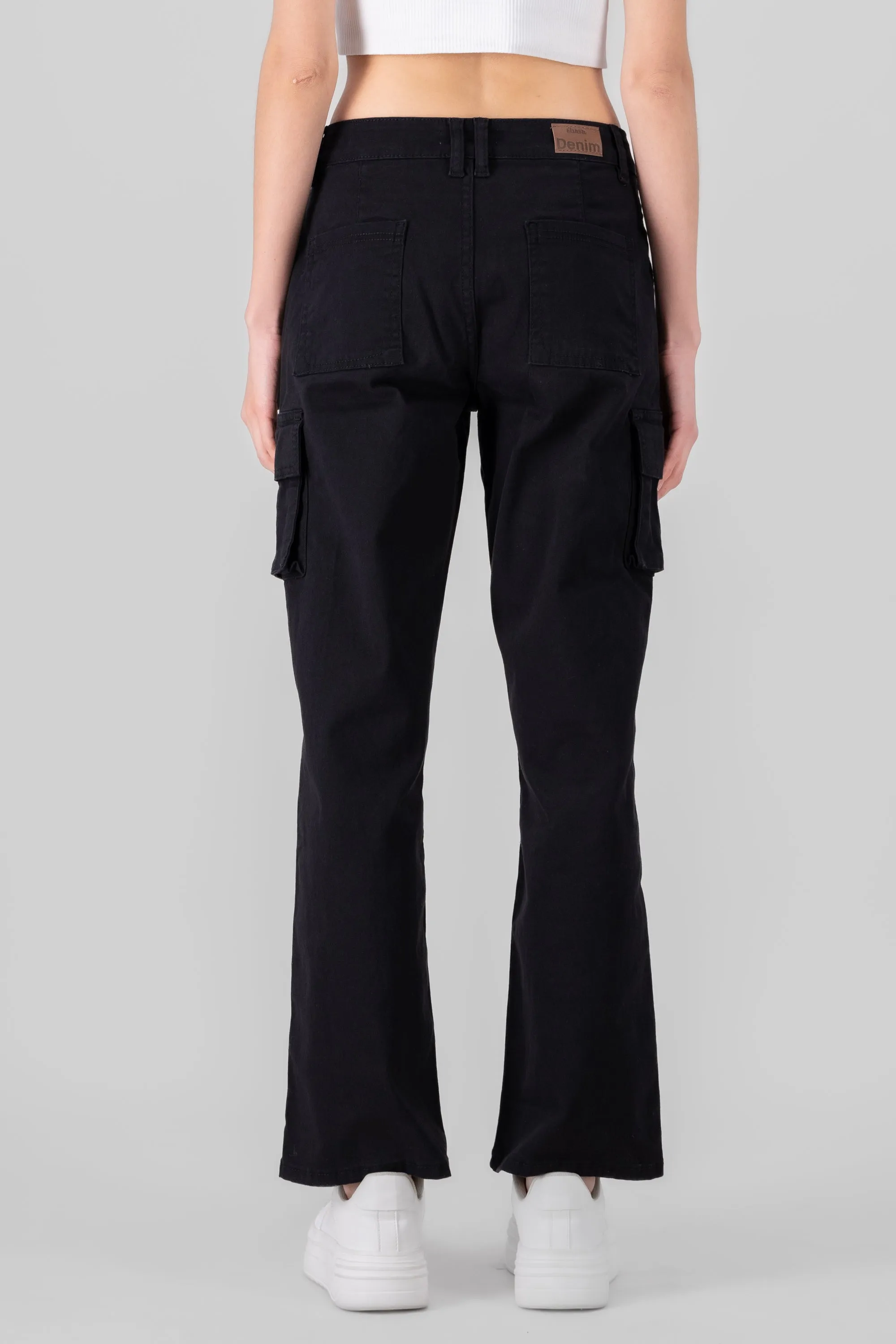 Jeans cargo straight monocolor sold by Shasa product image thumbnail 4