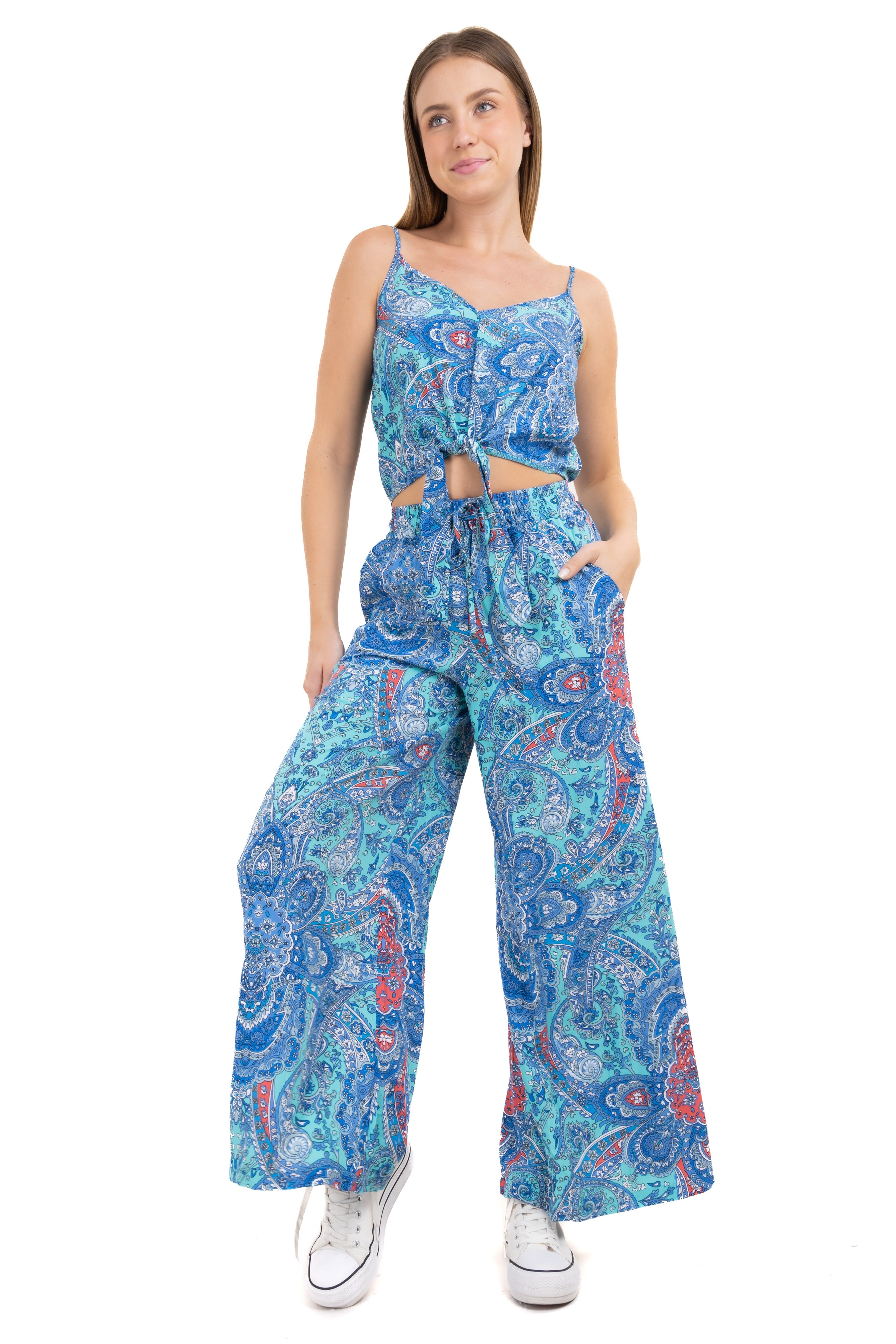Pantalón amplio estampado paisley sold by Shasa product image thumbnail 2