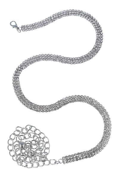 Cinturón cadena pedrería sold by Shasa