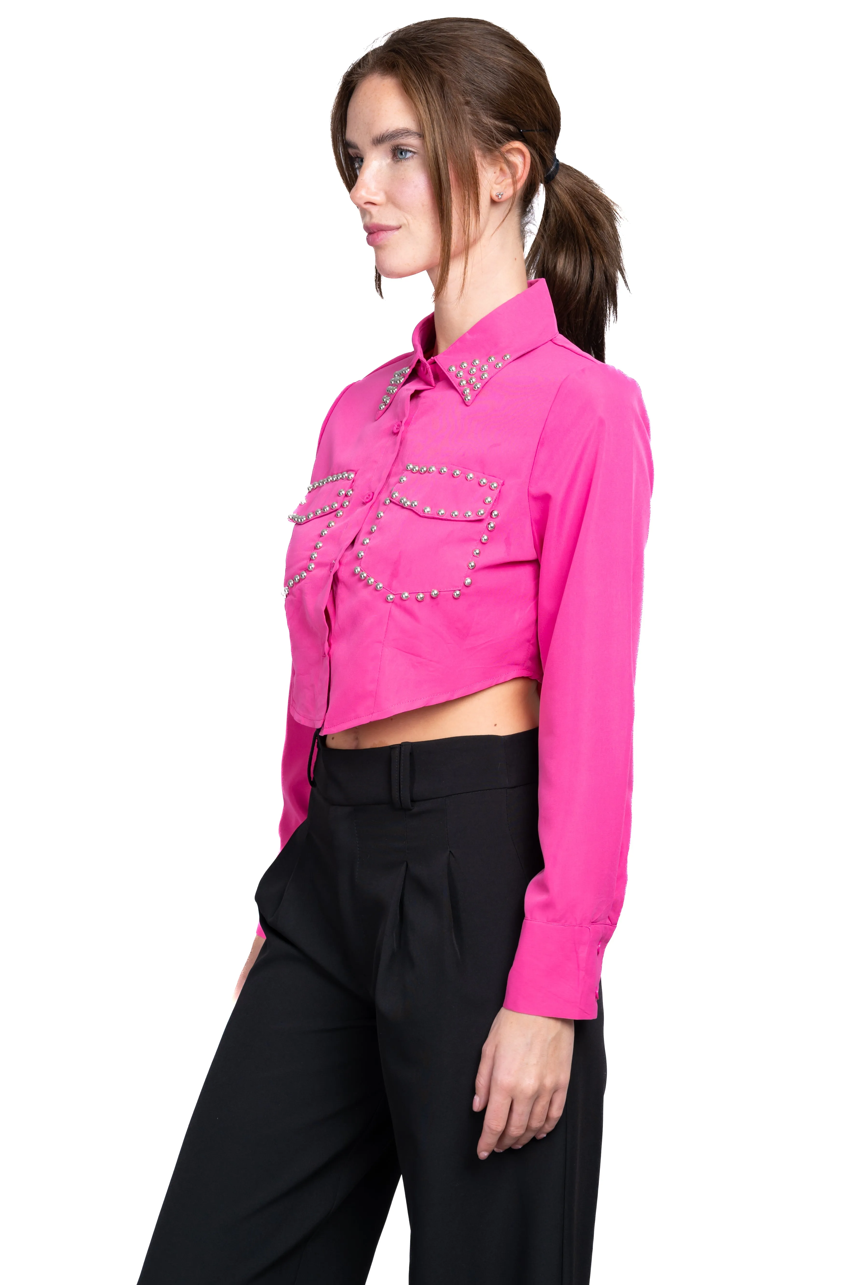 Camisa bolsas detalle brillos sold by Shasa product image thumbnail 3