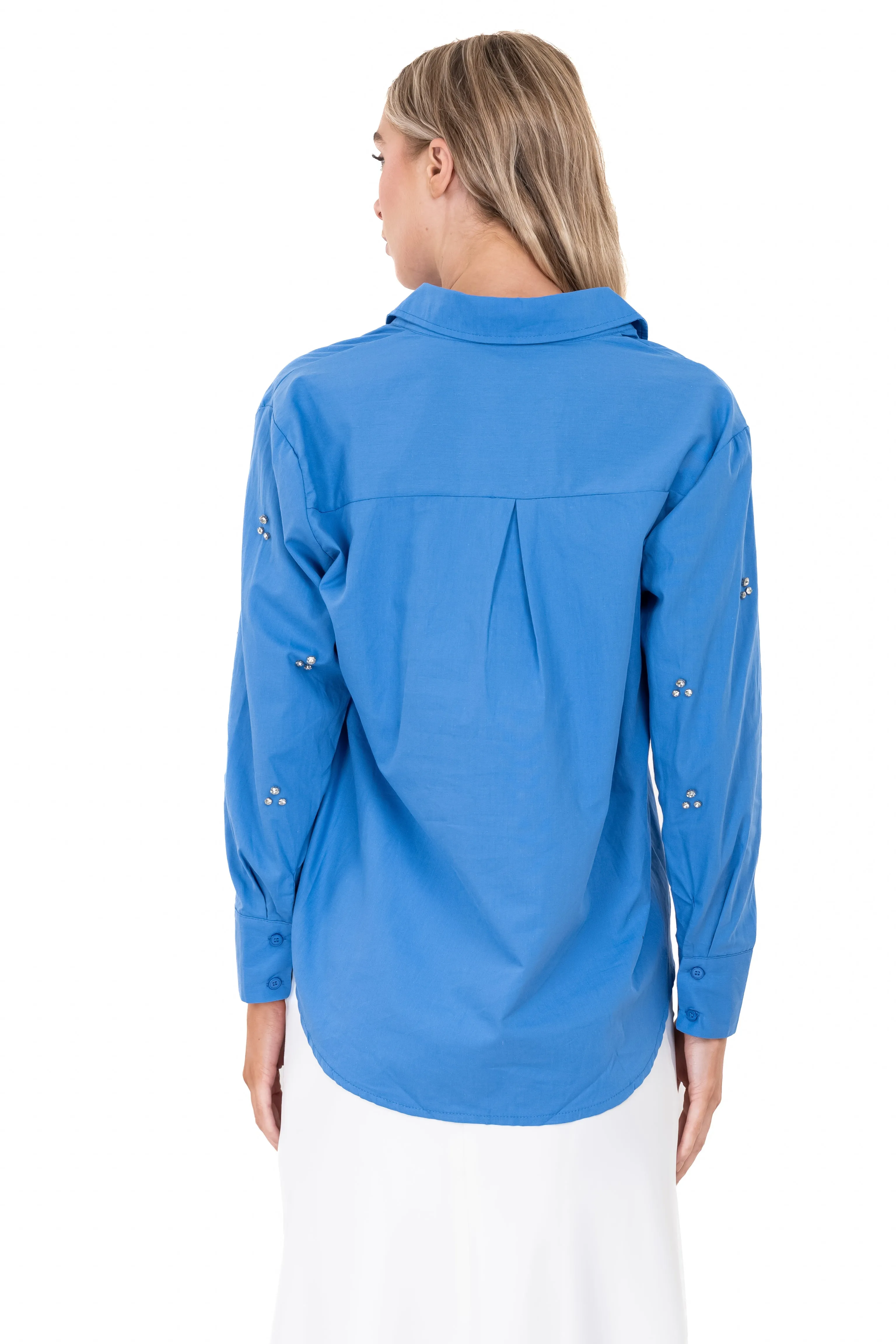 Camisa cuello solapa brillos sold by Shasa product image thumbnail 4