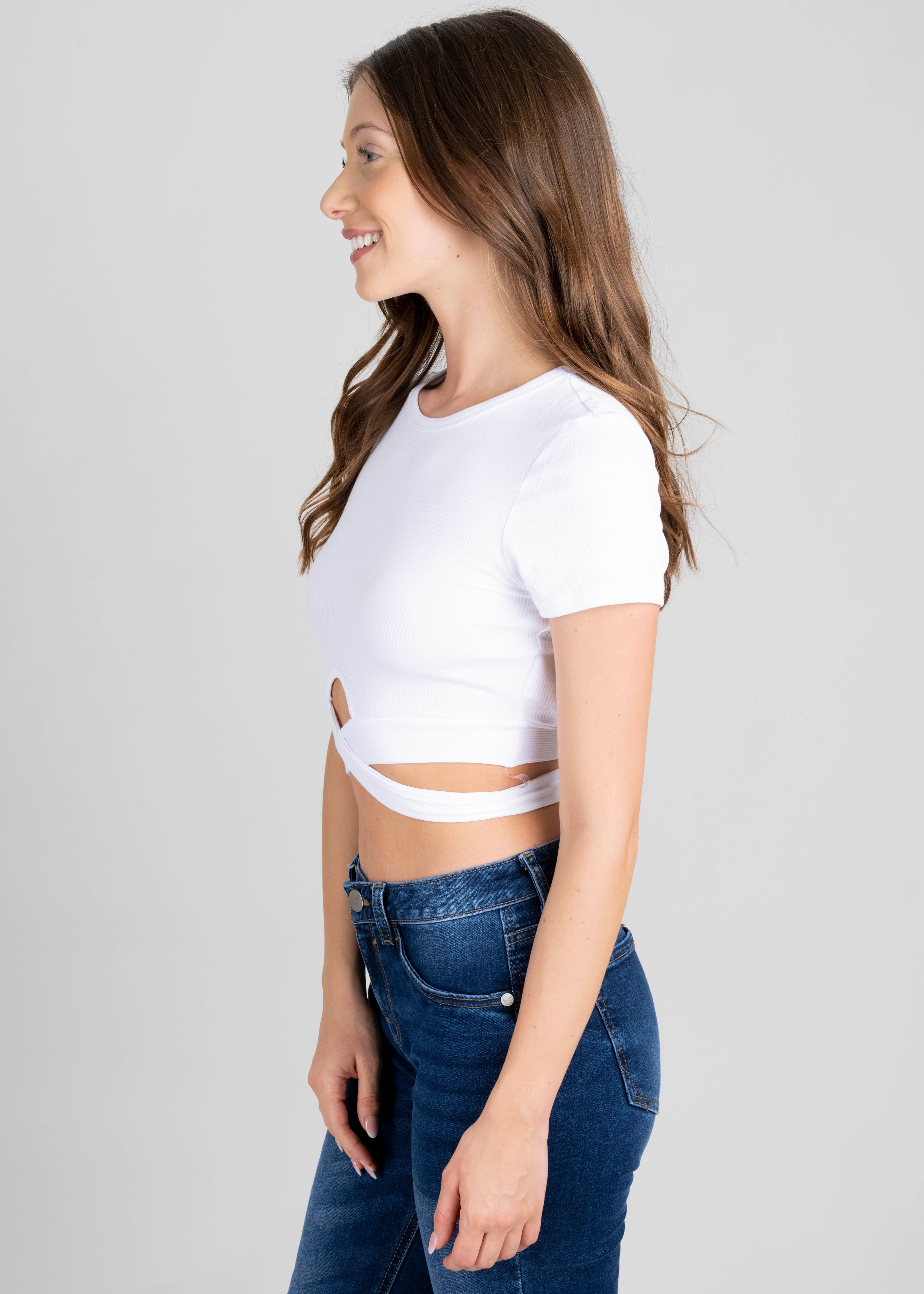 Top textura abertura cruzada sold by Shasa product image thumbnail 3