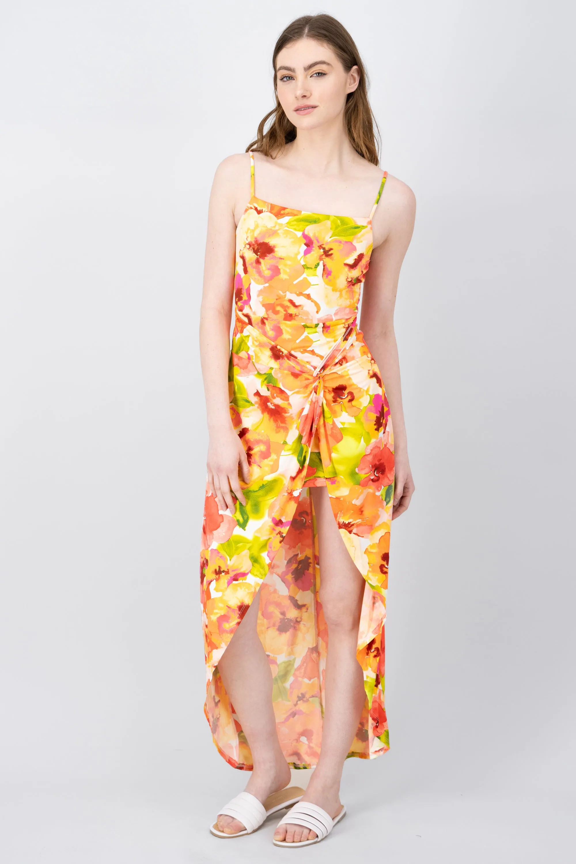 Vestido maxi estampado con abertura sold by Shasa product image thumbnail 2