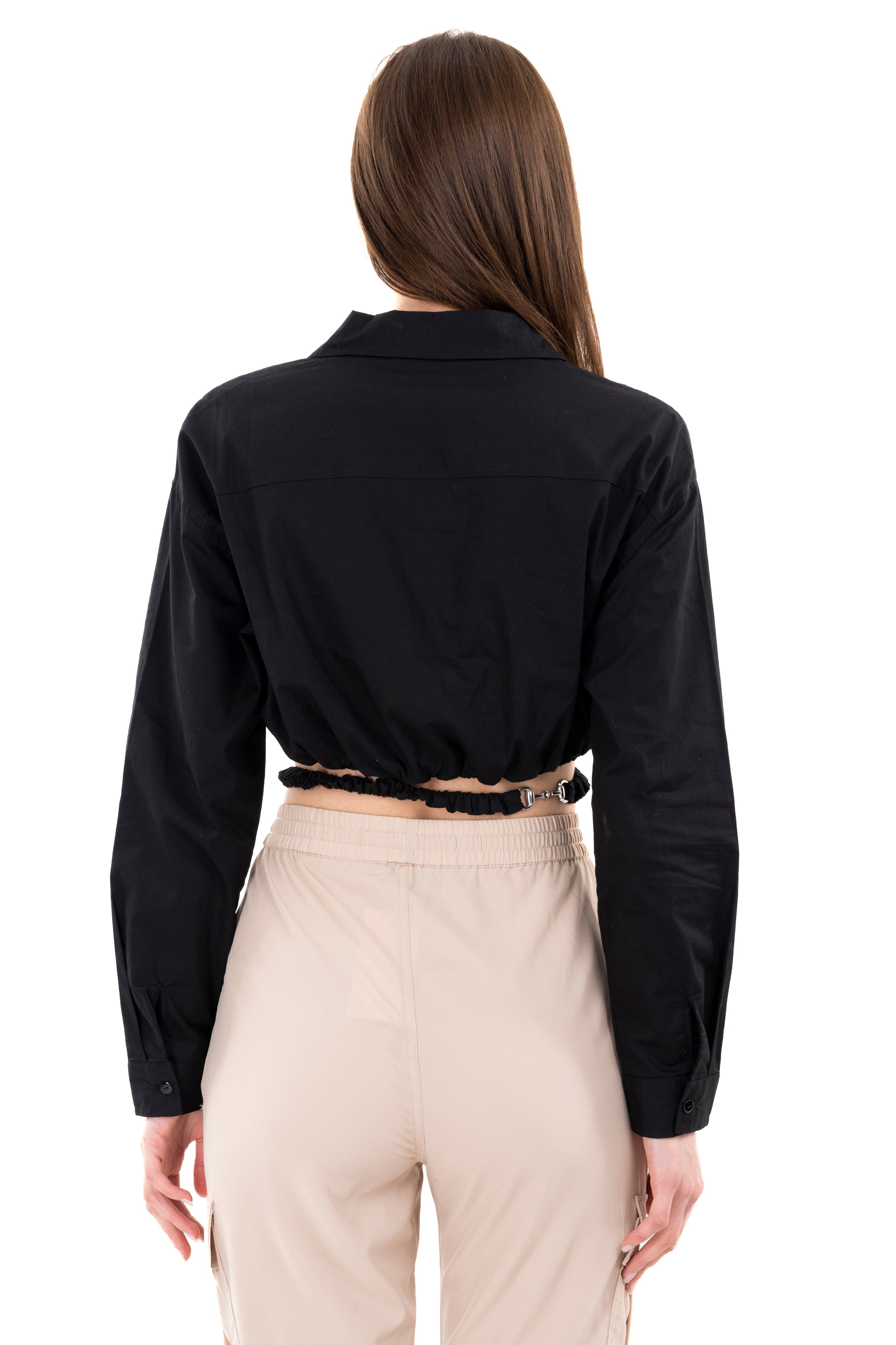Camisa crop cintas cintura sold by Shasa product image thumbnail 4