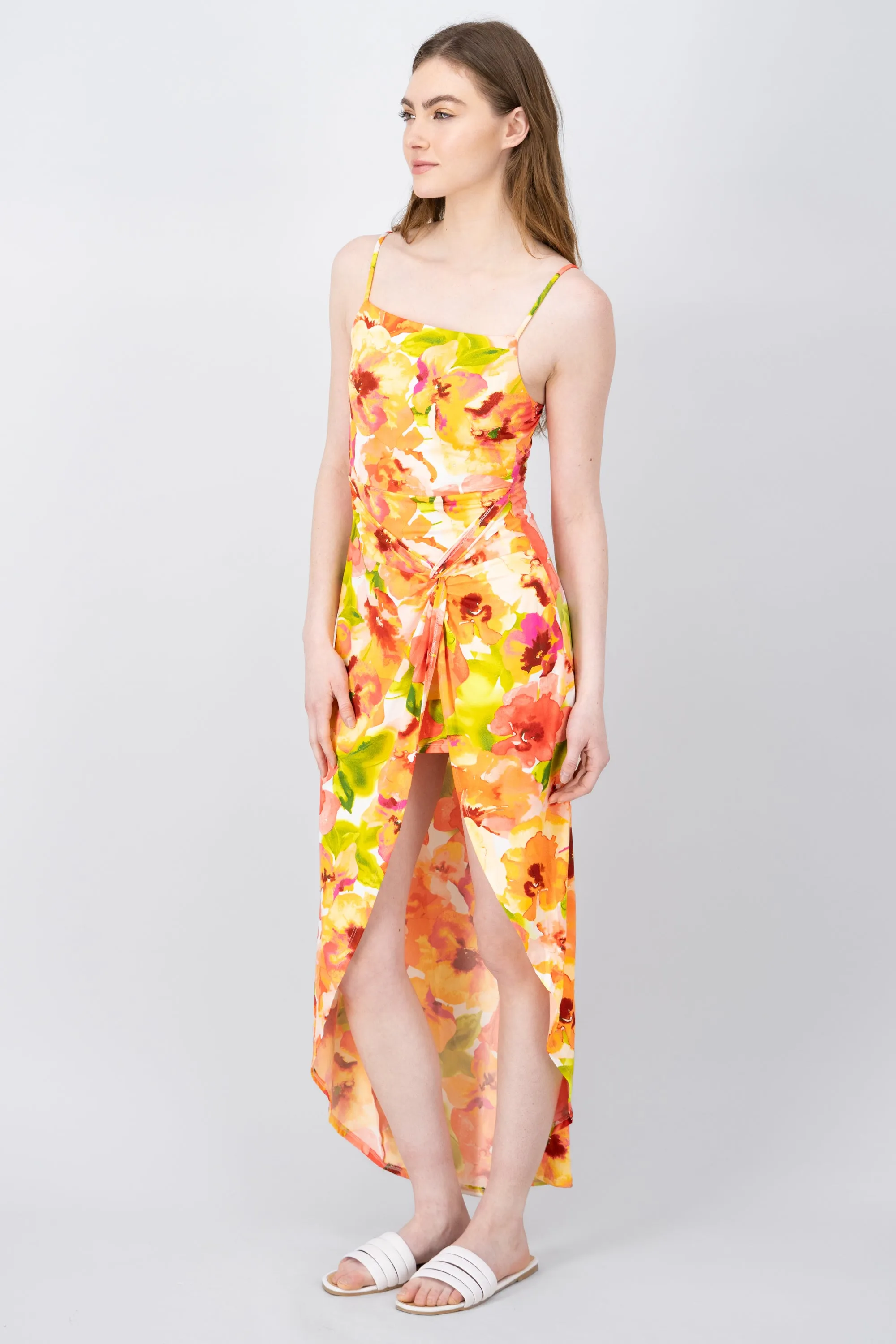 Vestido maxi estampado con abertura sold by Shasa product image thumbnail 3