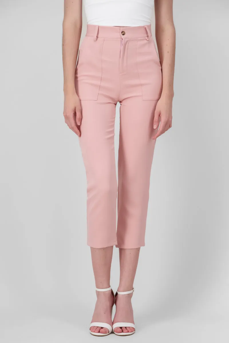 Pantalón Cintura Alta Capri Bolsas sold by Shasa product image thumbnail 3