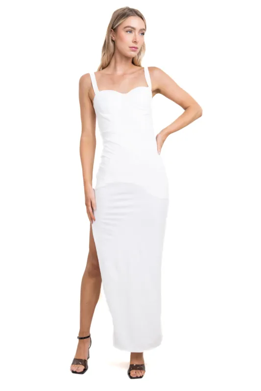 Vestido maxi tirantes copas sold by Shasa