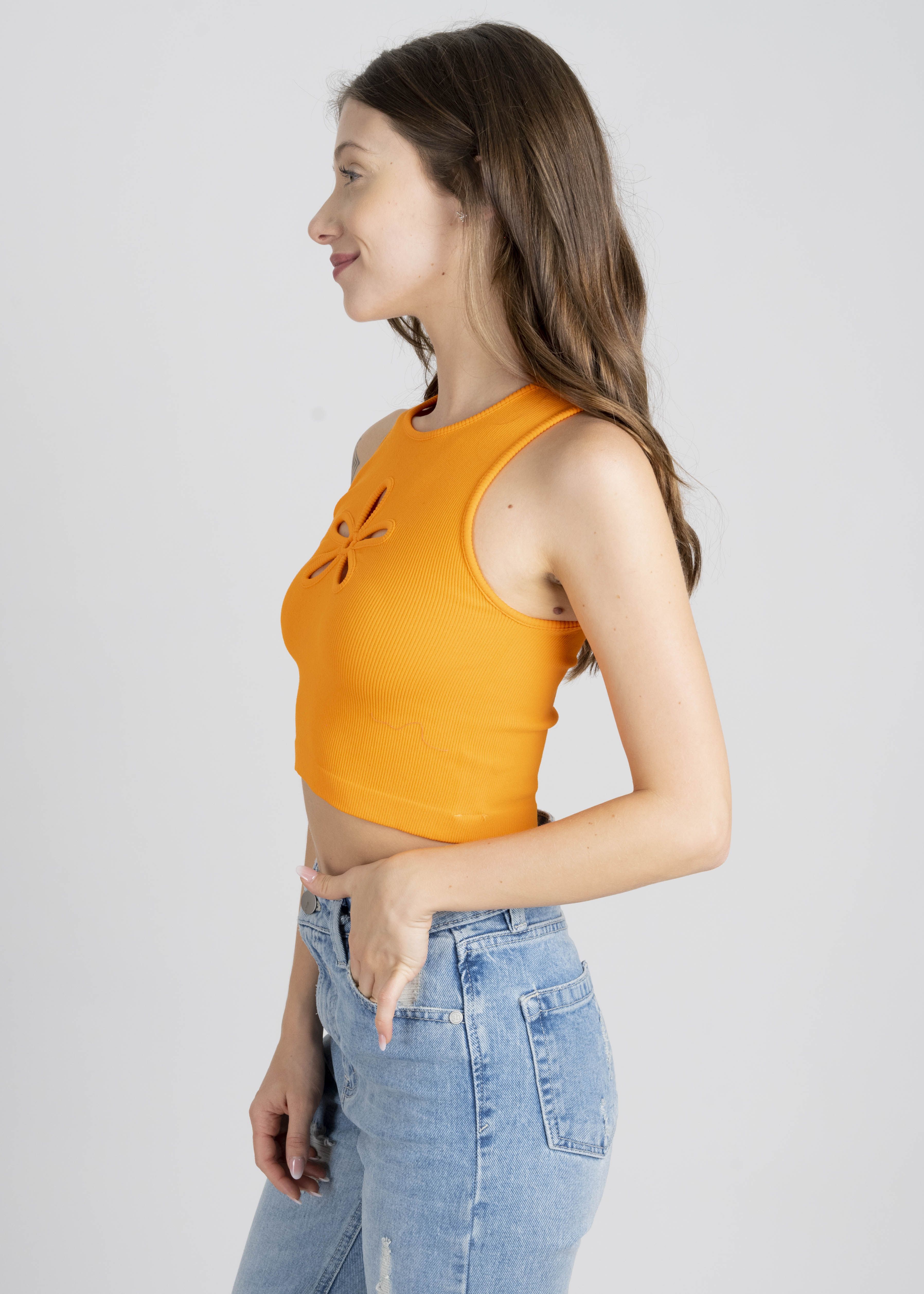 Top tank acanalado abertura flor sold by Shasa product image thumbnail 2