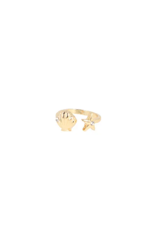 Anillo Estrella Concha Mar sold by Shasa