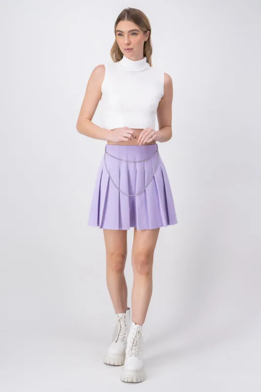Falda Plisada Cadenas sold by Shasa
