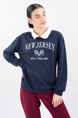 Sudadera cuello polo New Jersey sold by Shasa