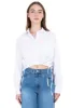 Camisa crop elástico cintas sold by Shasa