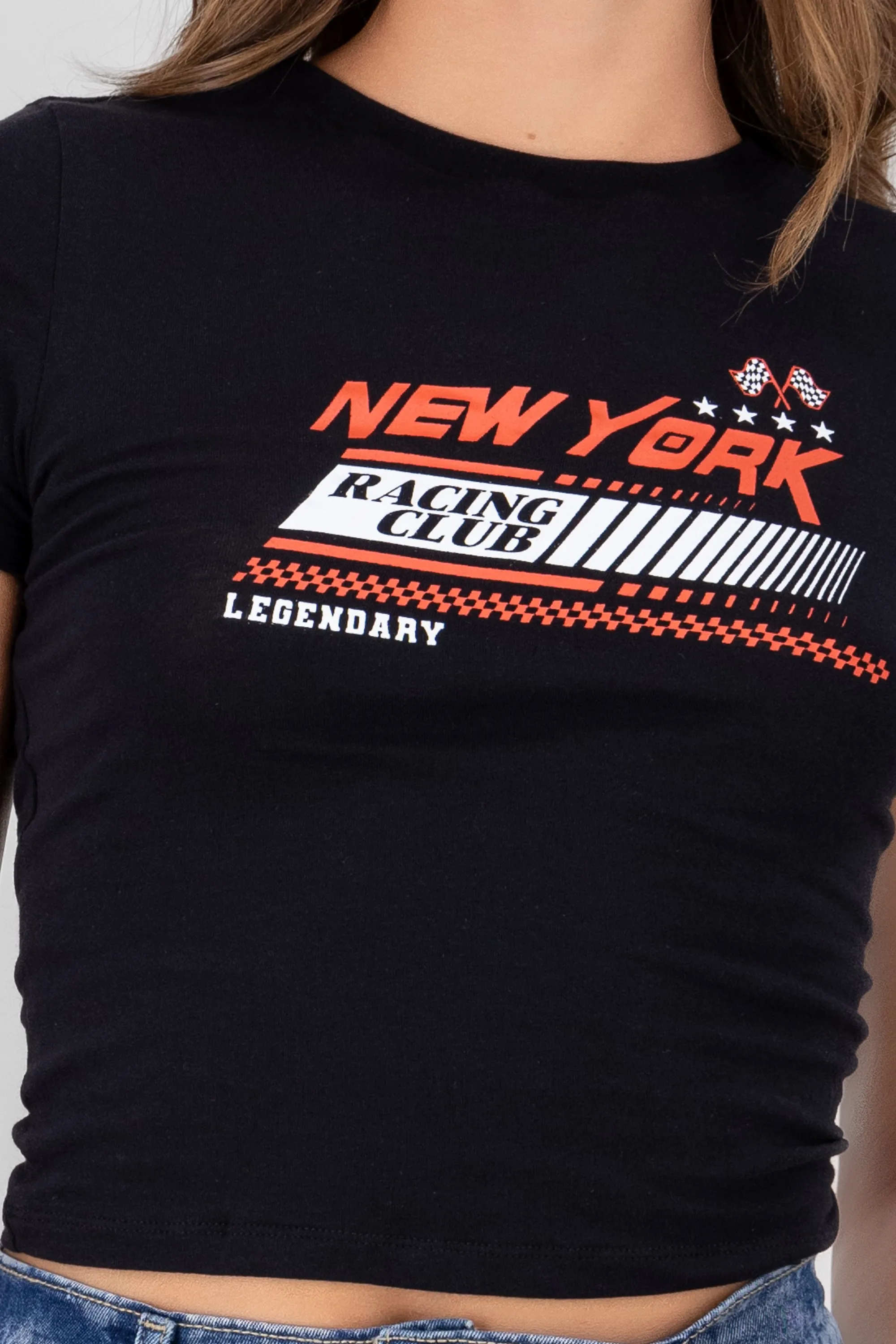 Top crop estampado new york sold by Shasa product image thumbnail 5