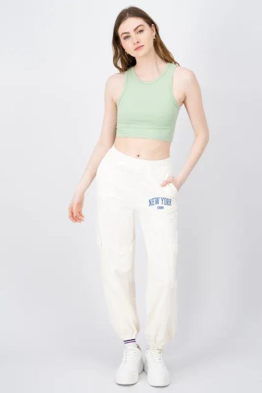 Jogger cargo estampado New York sold by Shasa