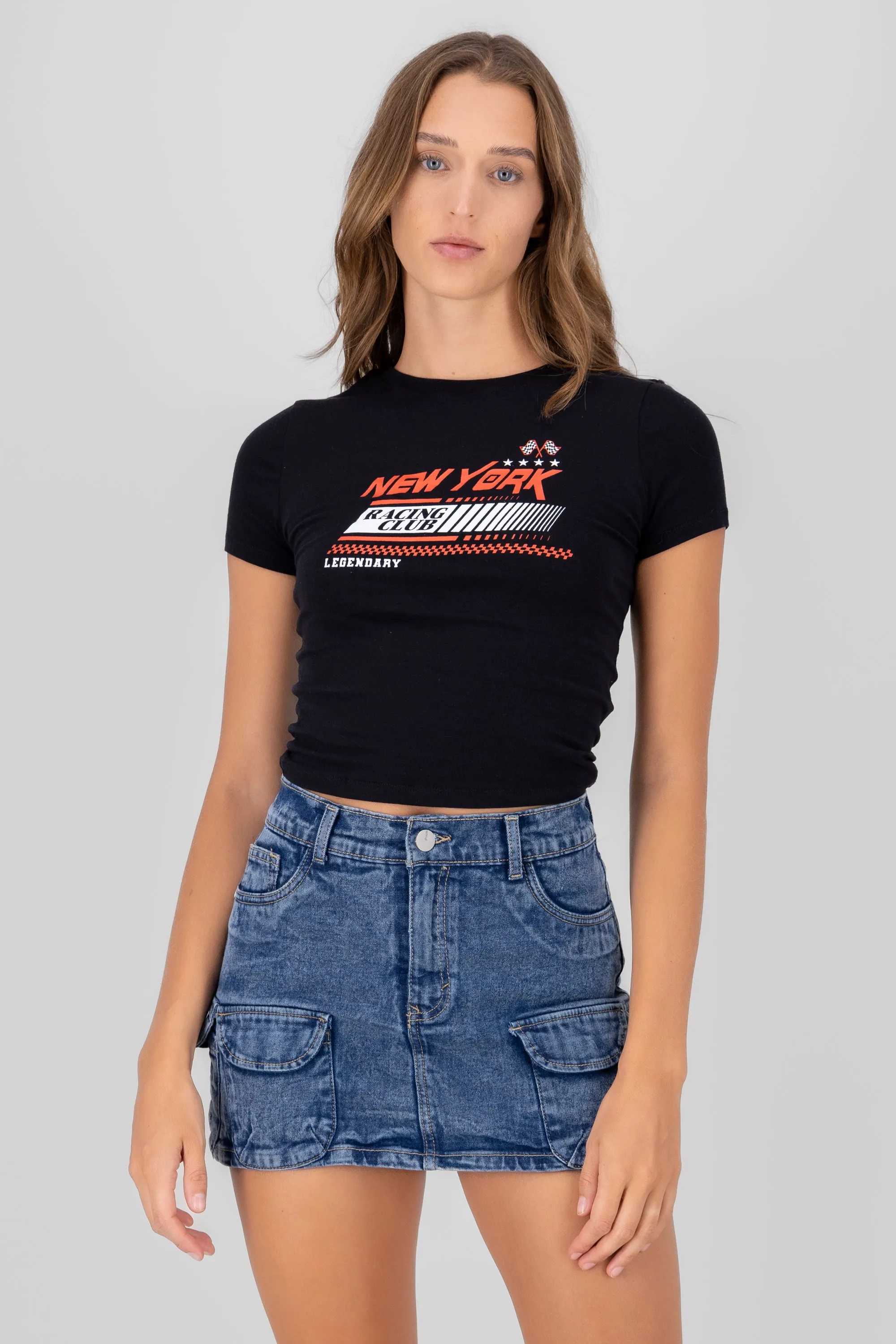 Top crop estampado new york sold by Shasa product image thumbnail 2