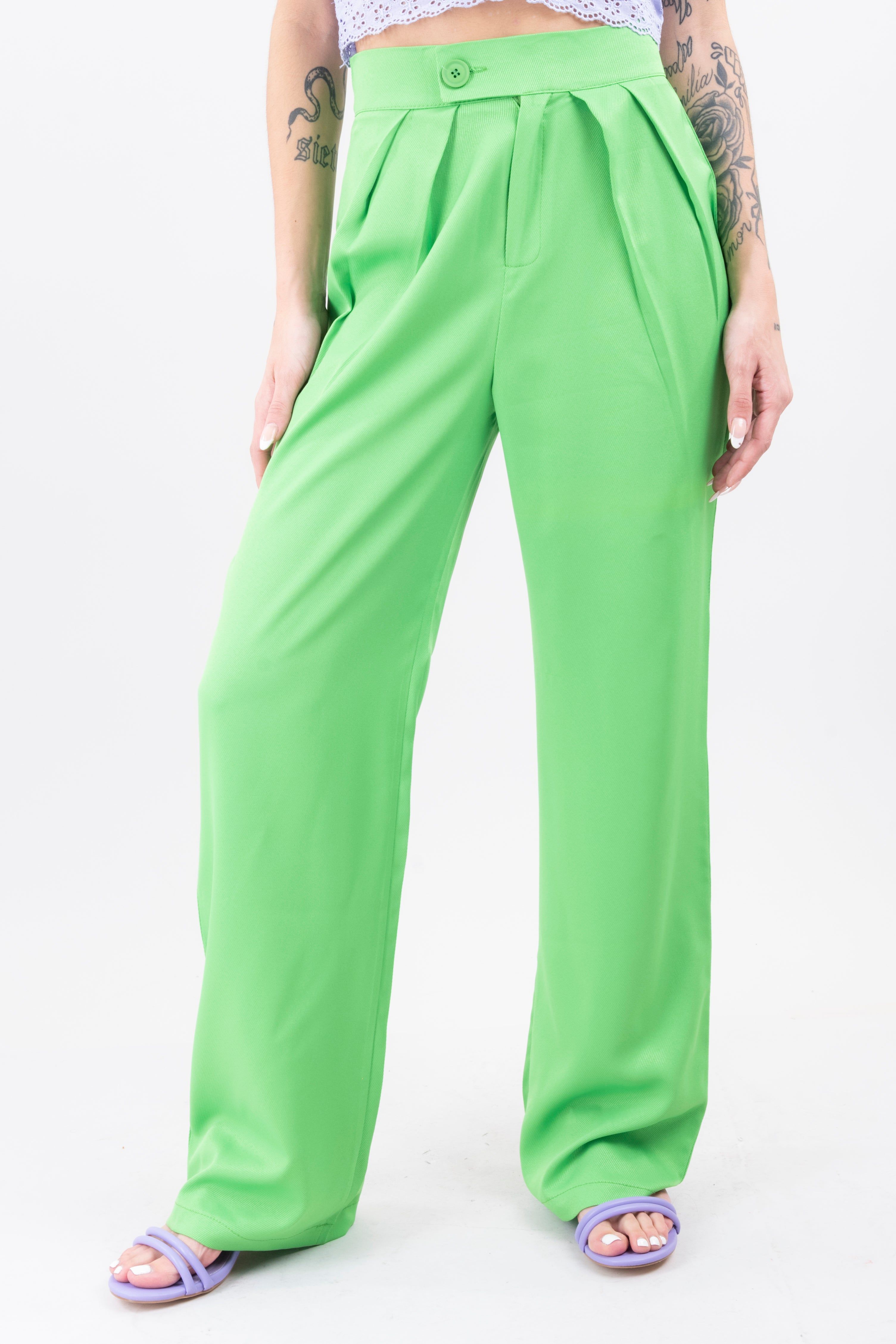 Pantalón recto plisado sold by Shasa product image thumbnail 5