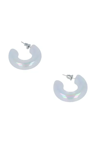 Arracadas acrílico iridiscente sold by Shasa product image thumbnail 2