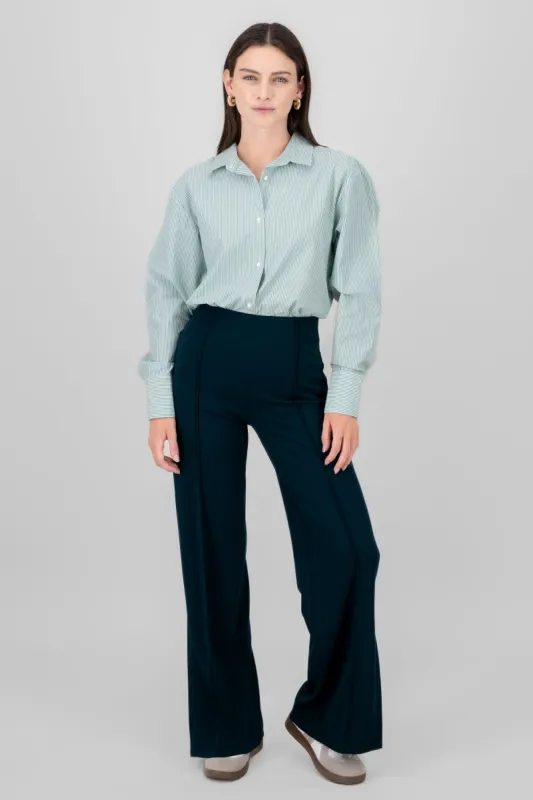 Pantalón Flared Costuras sold by Shasa
