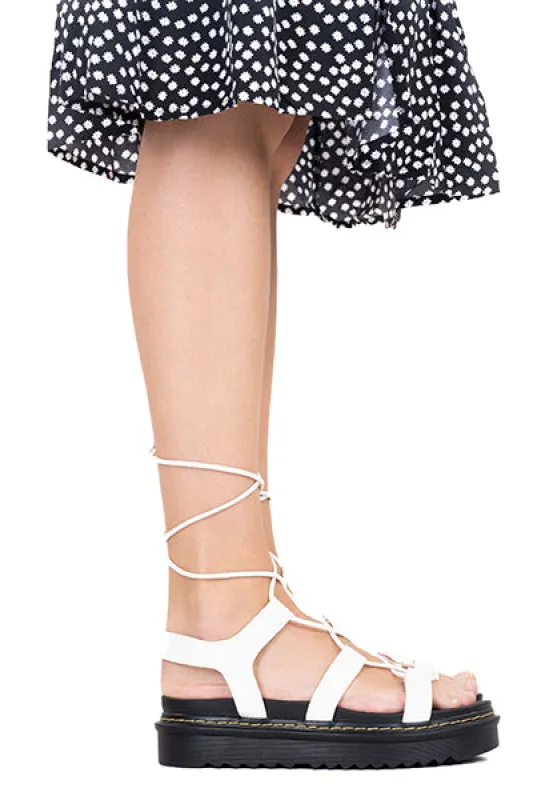 Sandalias agujeta delantera made by Shasa