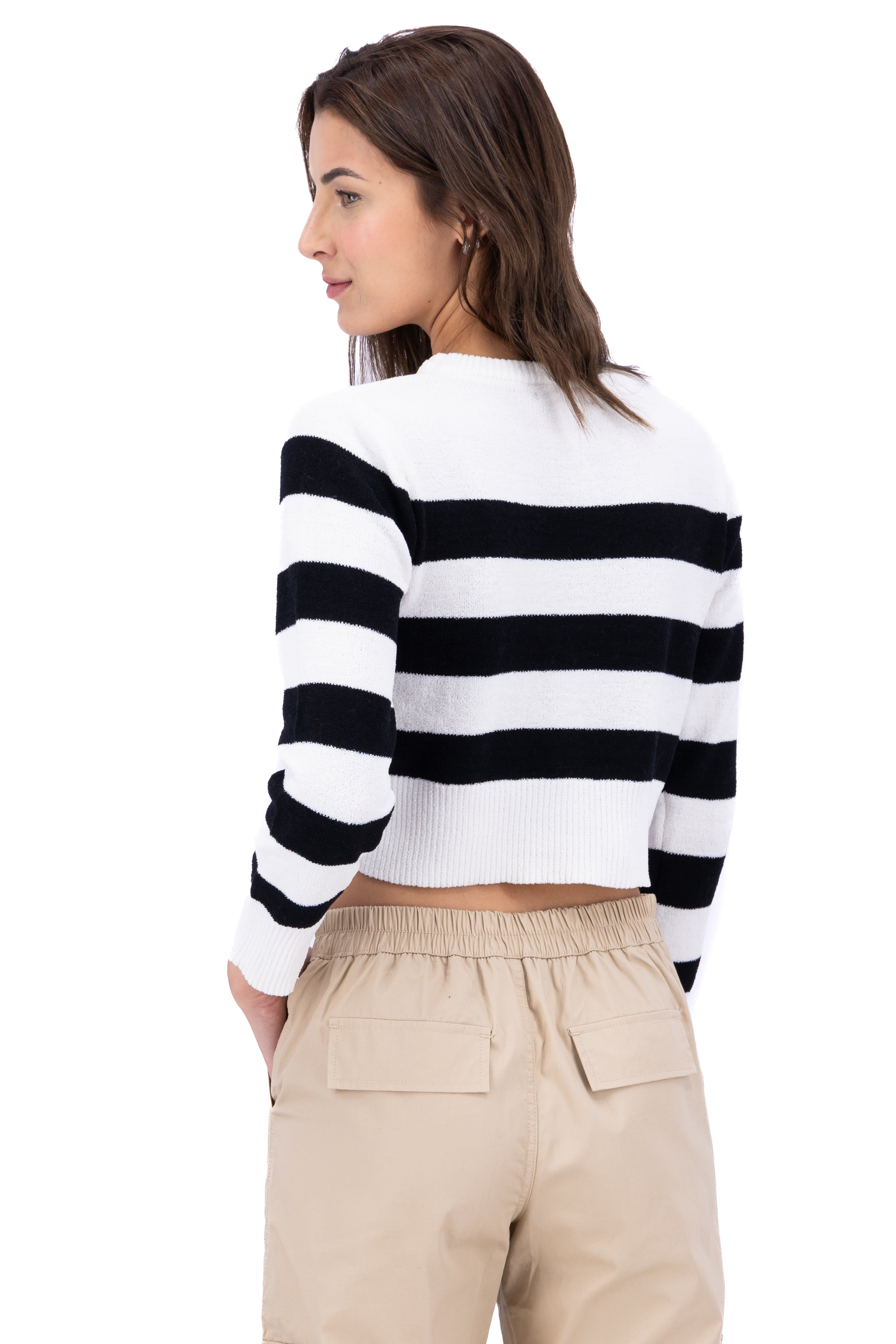 Suéter crop rayas sold by Shasa product image thumbnail 4