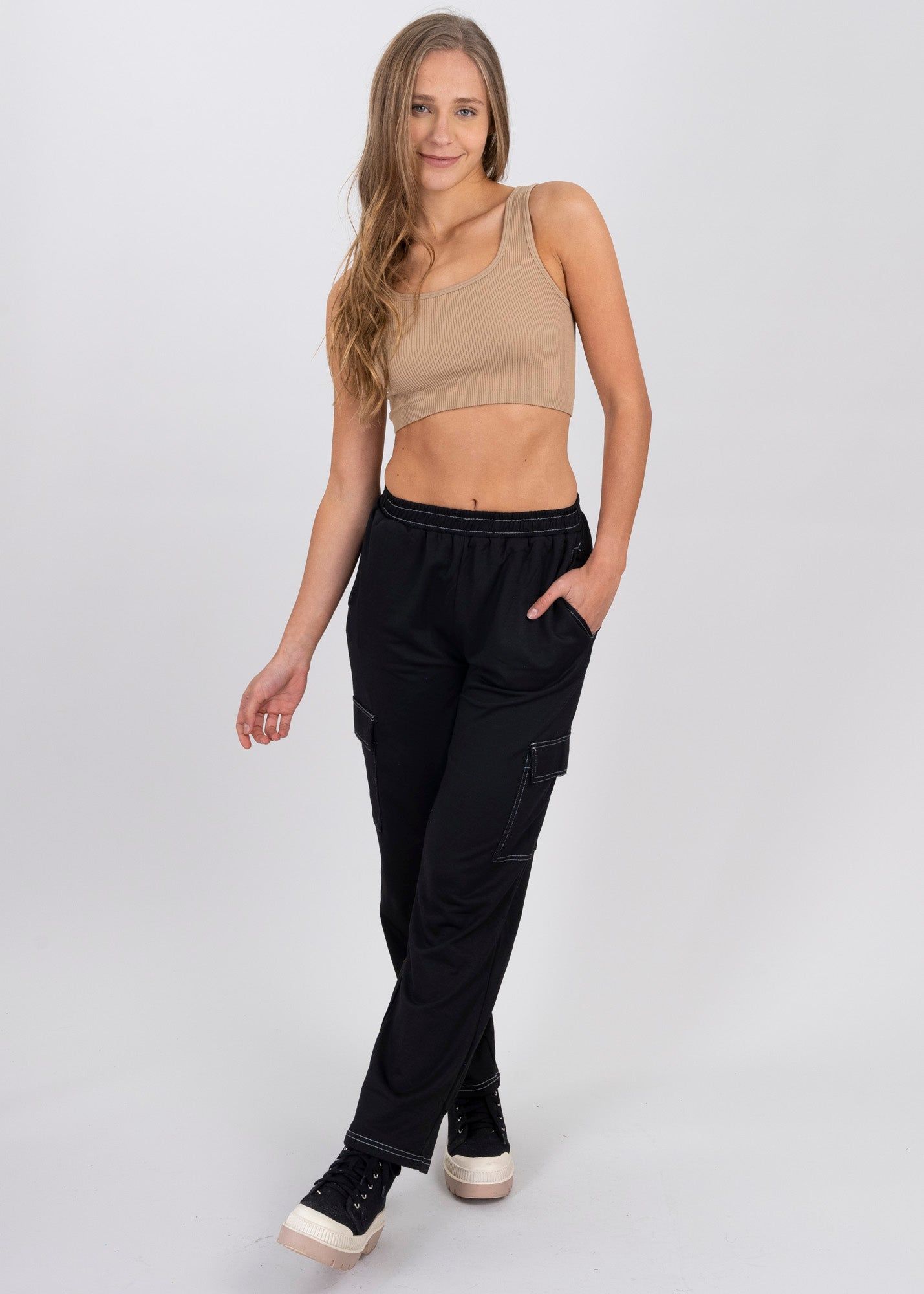 Pantalón cargo liso costuras sold by Shasa product image thumbnail 5