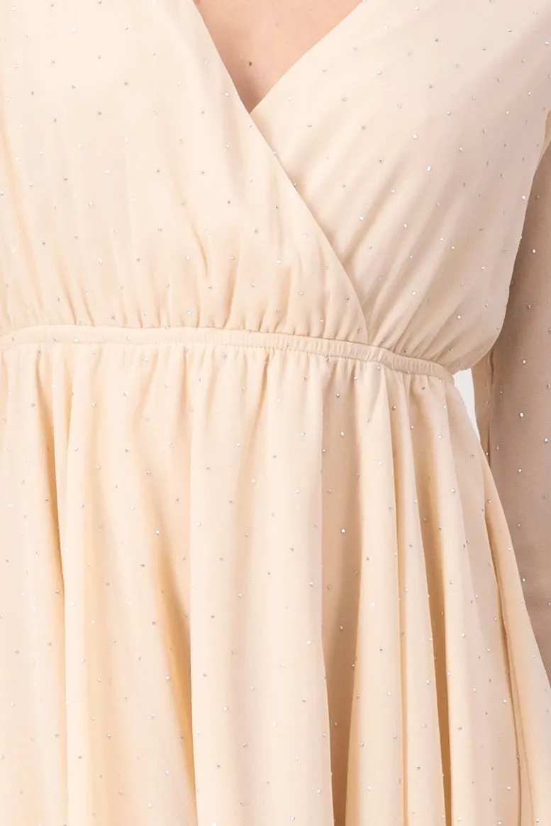 Vestido mini manga larga brillos sold by Shasa product image thumbnail 5