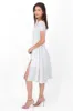 Vestido midi bordado abertura pierna sold by Shasa