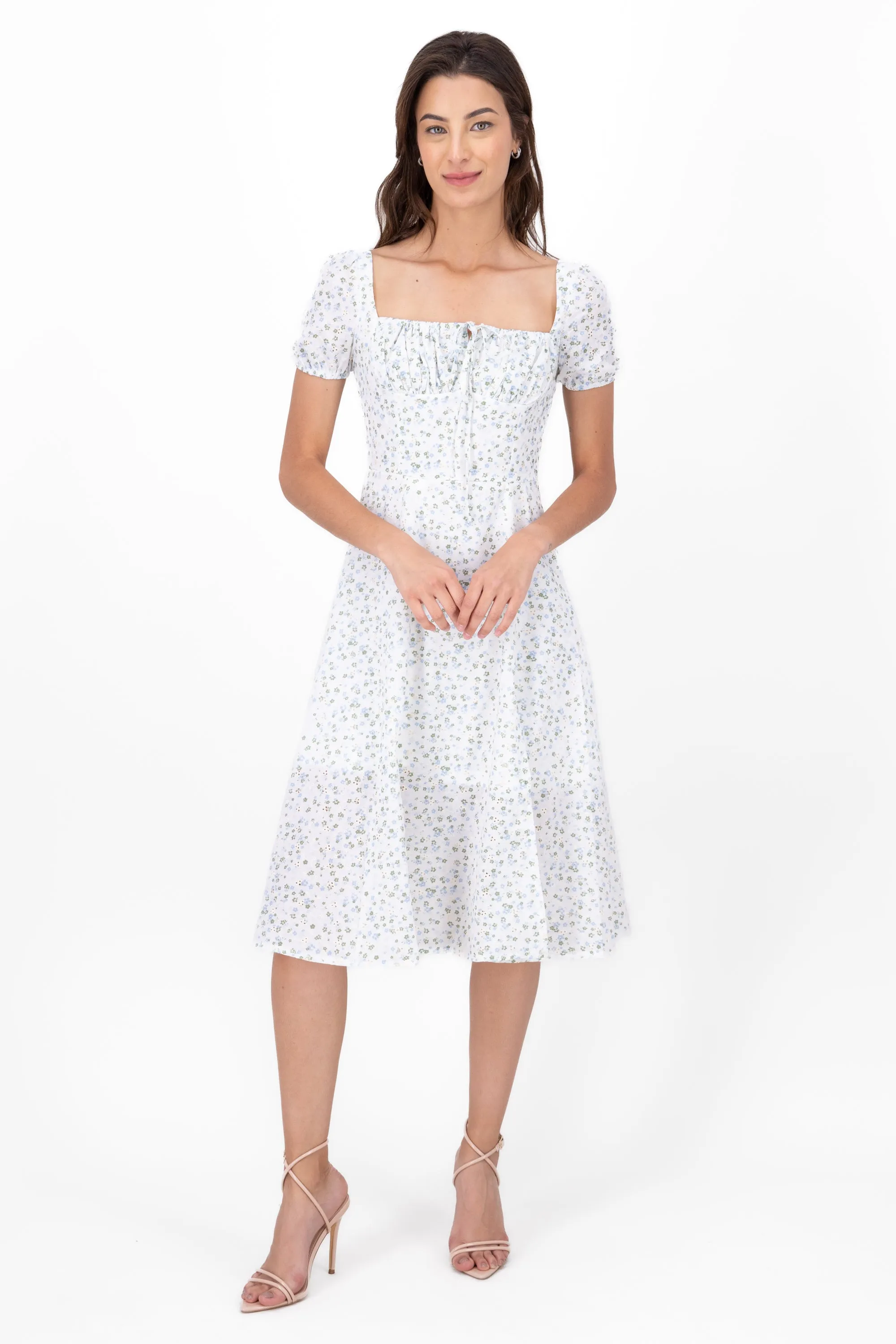 Vestido midi bordado abertura pierna sold by Shasa product image thumbnail 2