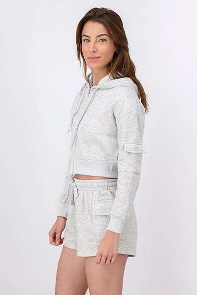 Sudadera Cropped Con Bolsa Cargo sold by Shasa product image thumbnail 3