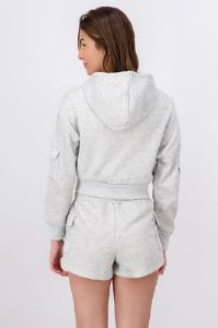 Sudadera Cropped Con Bolsa Cargo sold by Shasa