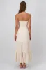 Vestido maxi lino strapless sold by Shasa