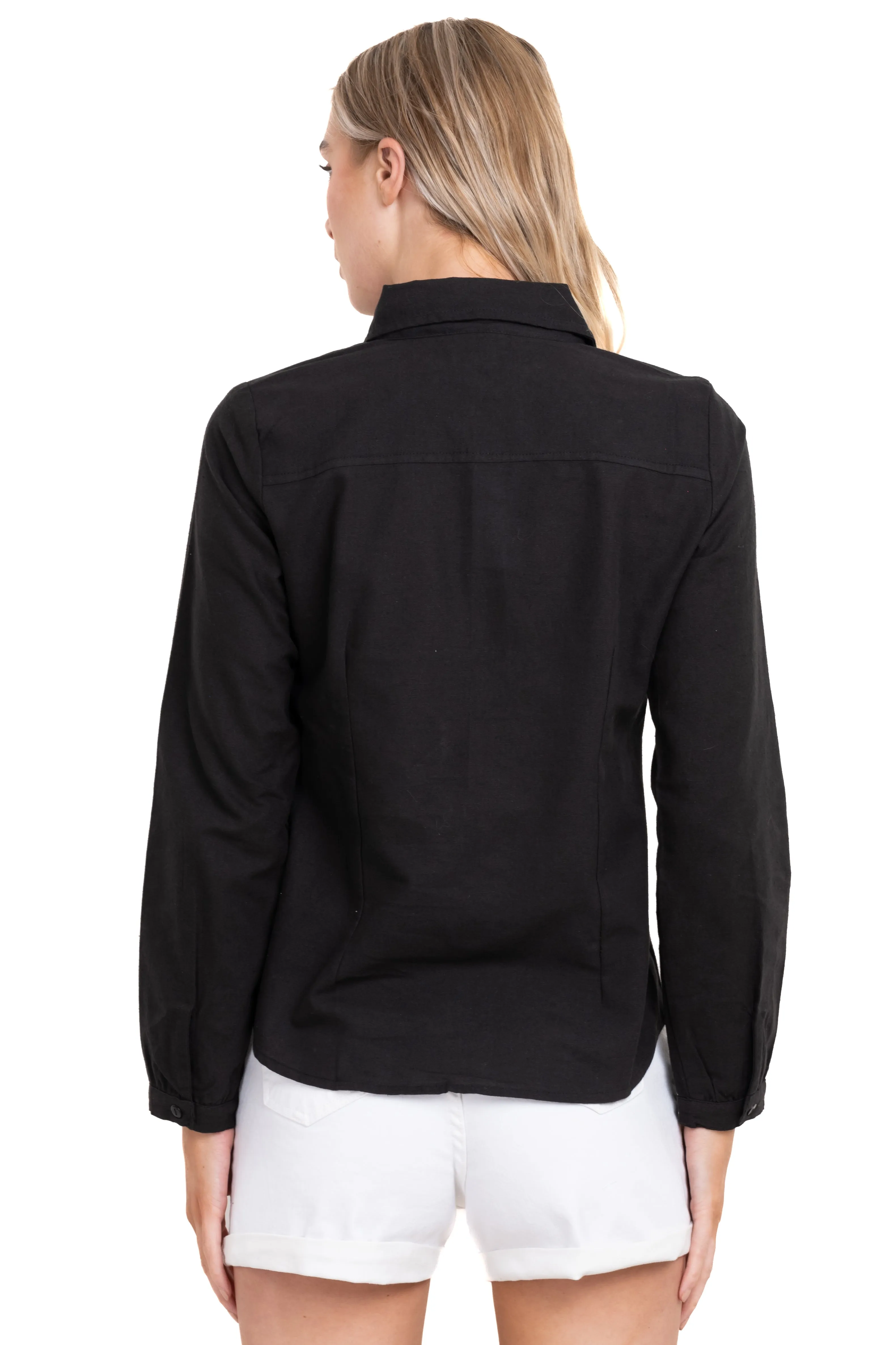 Camisa lisa manga larga sold by Shasa product image thumbnail 4