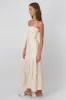 Vestido maxi lino strapless sold by Shasa