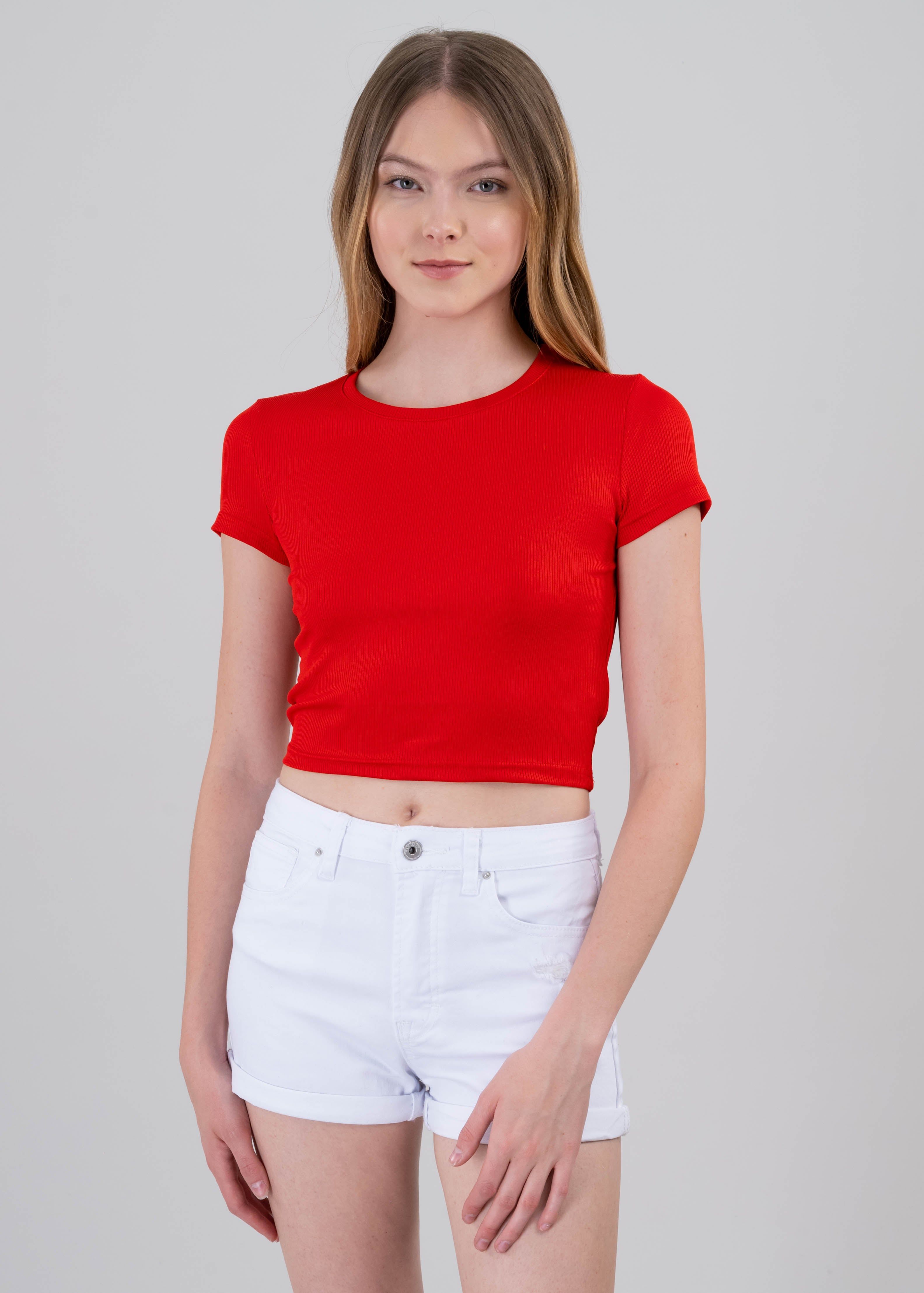 Top manga corta acanalado sold by Shasa product image thumbnail 2